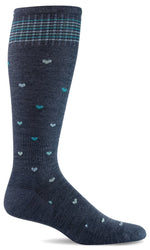 Load image into Gallery viewer, Women&#39;s Full Heart | Moderate Graduated Compression Socks - Merino Wool Lifestyle Compression - Sockwell
