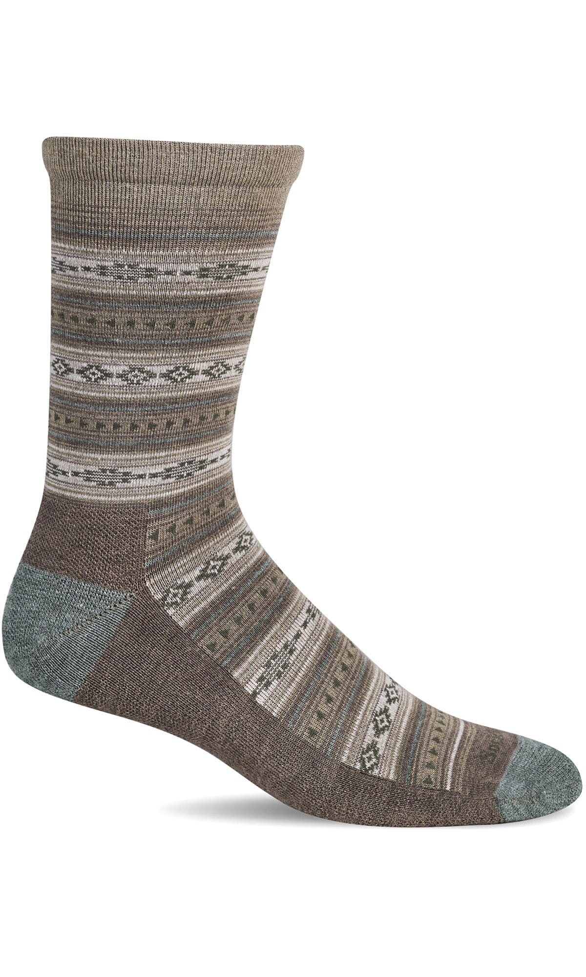 Men's Westward Stripe | Essential Comfort Socks Essential Comfort Sockwell M/L Bark