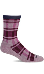 Load image into Gallery viewer, Women's Big Plaid | Essential Comfort Socks Essential Comfort Sockwell S/M Natural
