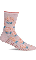 Charger l'image dans la galerie, Chaussettes classiques plume fleurie pour femme
