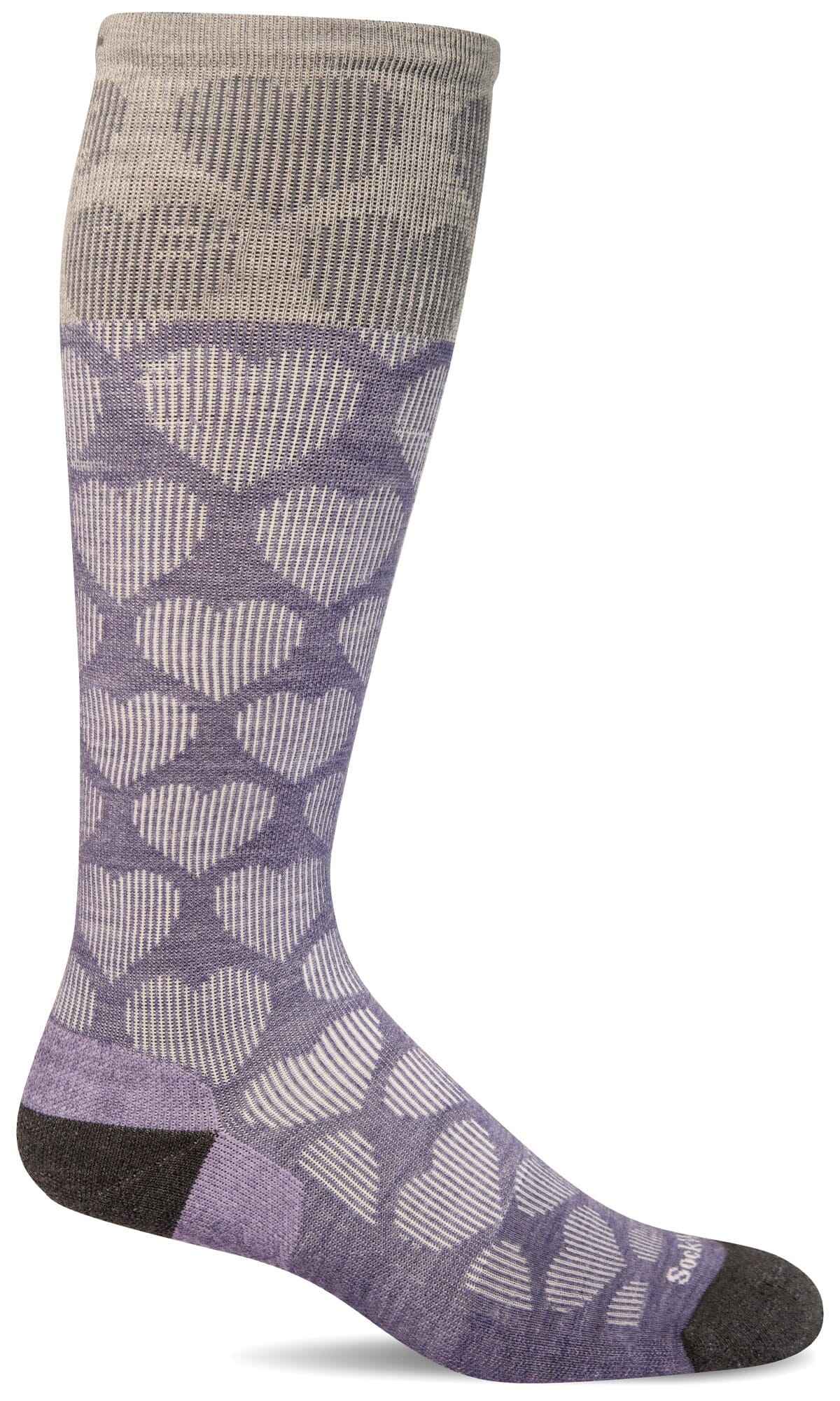 Women's Heart Throb | Moderate Graduated Compression Socks - Merino Wool Lifestyle Compression - Sockwell