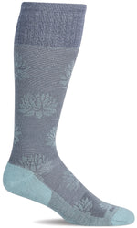 Load image into Gallery viewer, Women's Lotus Lift | Firm Graduated Compression Socks - Merino Wool Lifestyle Compression - Sockwell

