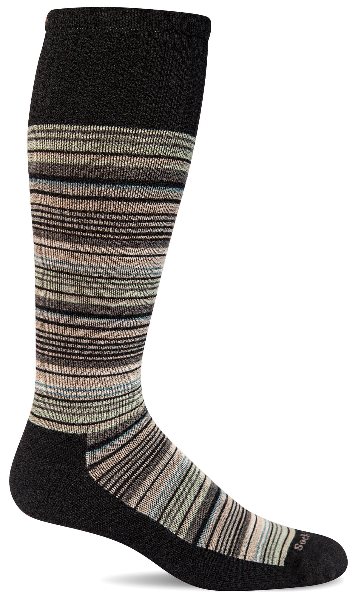 Men's Sunset Stripe | Moderate Graduated Compression Socks Lifestyle Compression Sockwell