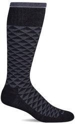 Load image into Gallery viewer, Men&#39;s Dapper | Firm Graduated Compression Socks Lifestyle Compression Sockwell M/L Black 
