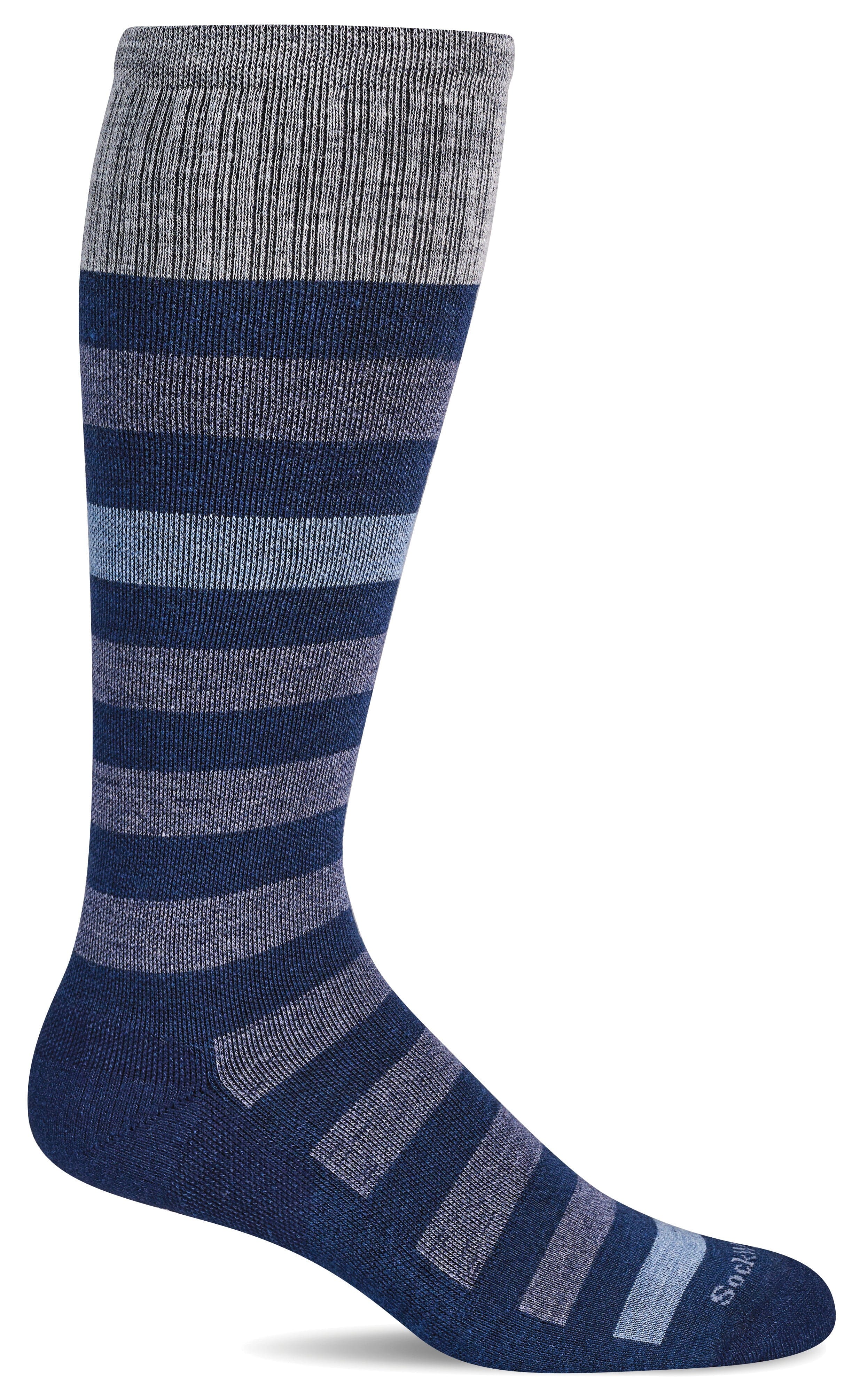 Men's Rugby | Moderate Graduated Compression Socks Lifestyle Compression Sockwell M/L Putty 