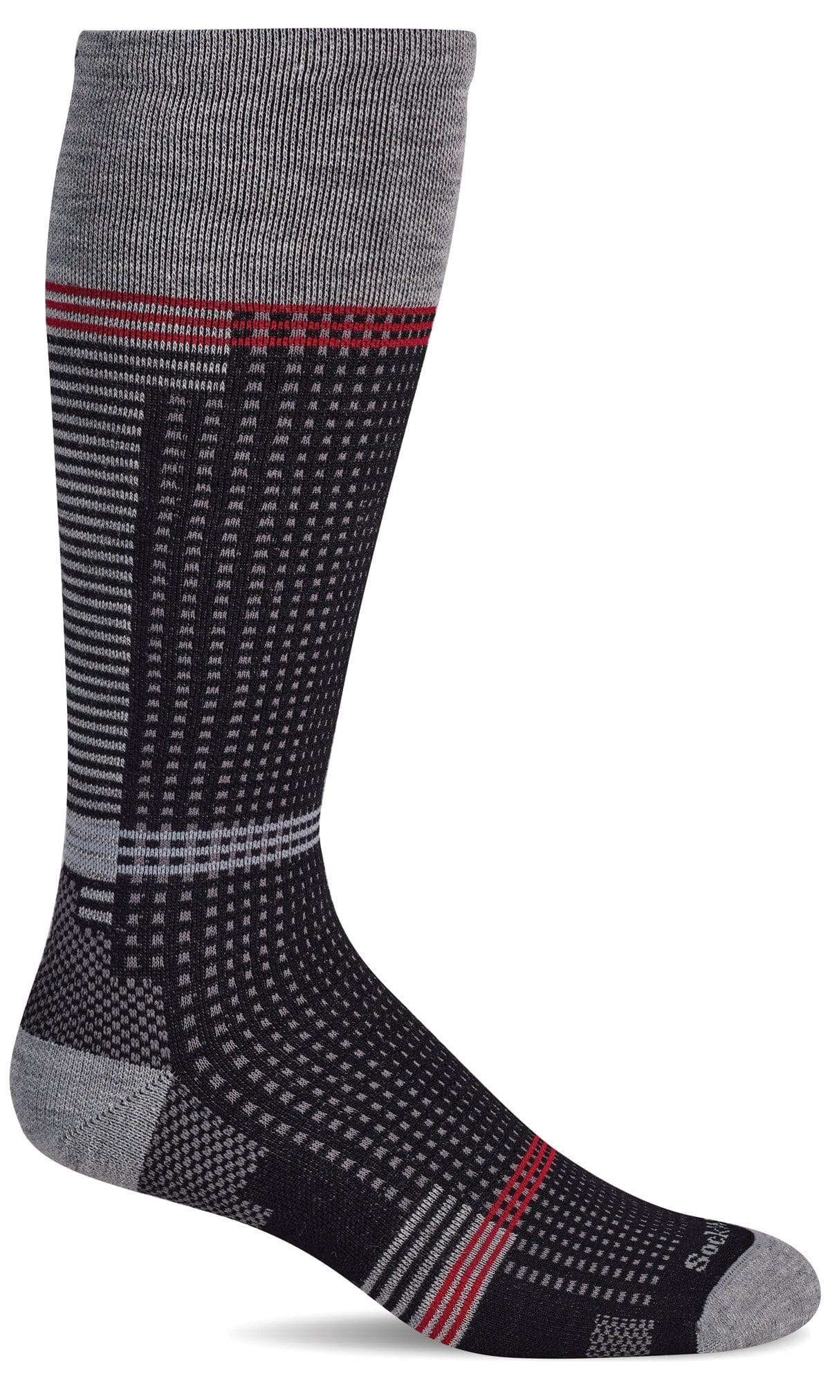 Men's Dash OTC | Moderate Graduated Compression Socks Sport Compression Sockwell M/L Lt Grey 