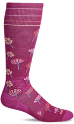 Load image into Gallery viewer, Women's Field Flower | Moderate Graduated Compression Socks - Merino Wool Lifestyle Compression - Sockwell
