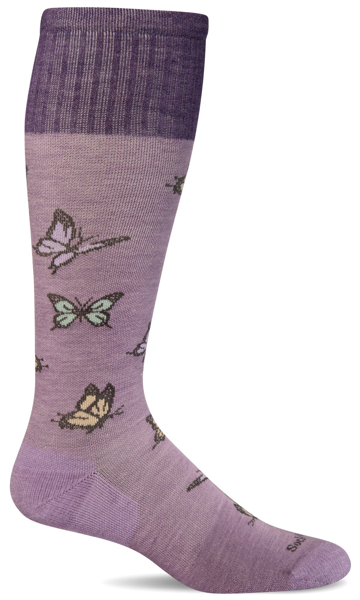 Women's Flutter | Firm Graduated Compression Socks - Merino Wool Lifestyle Compression - Sockwell