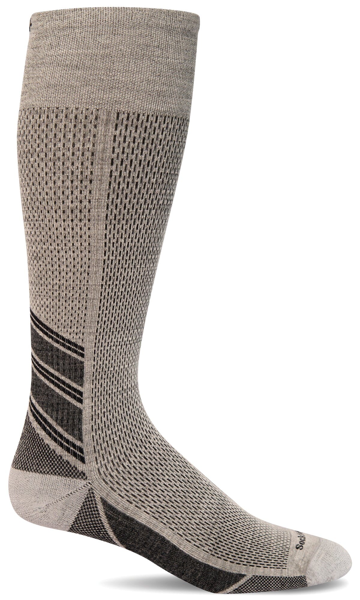 Men's Circuit OTC | Firm Graduated Compression Socks Sport Compression Sockwell M/L Natural 