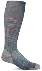 Load image into Gallery viewer, Women&#39;s Interval Knee High | Firm Graduated Compression Socks Sockwell S/M Denim 
