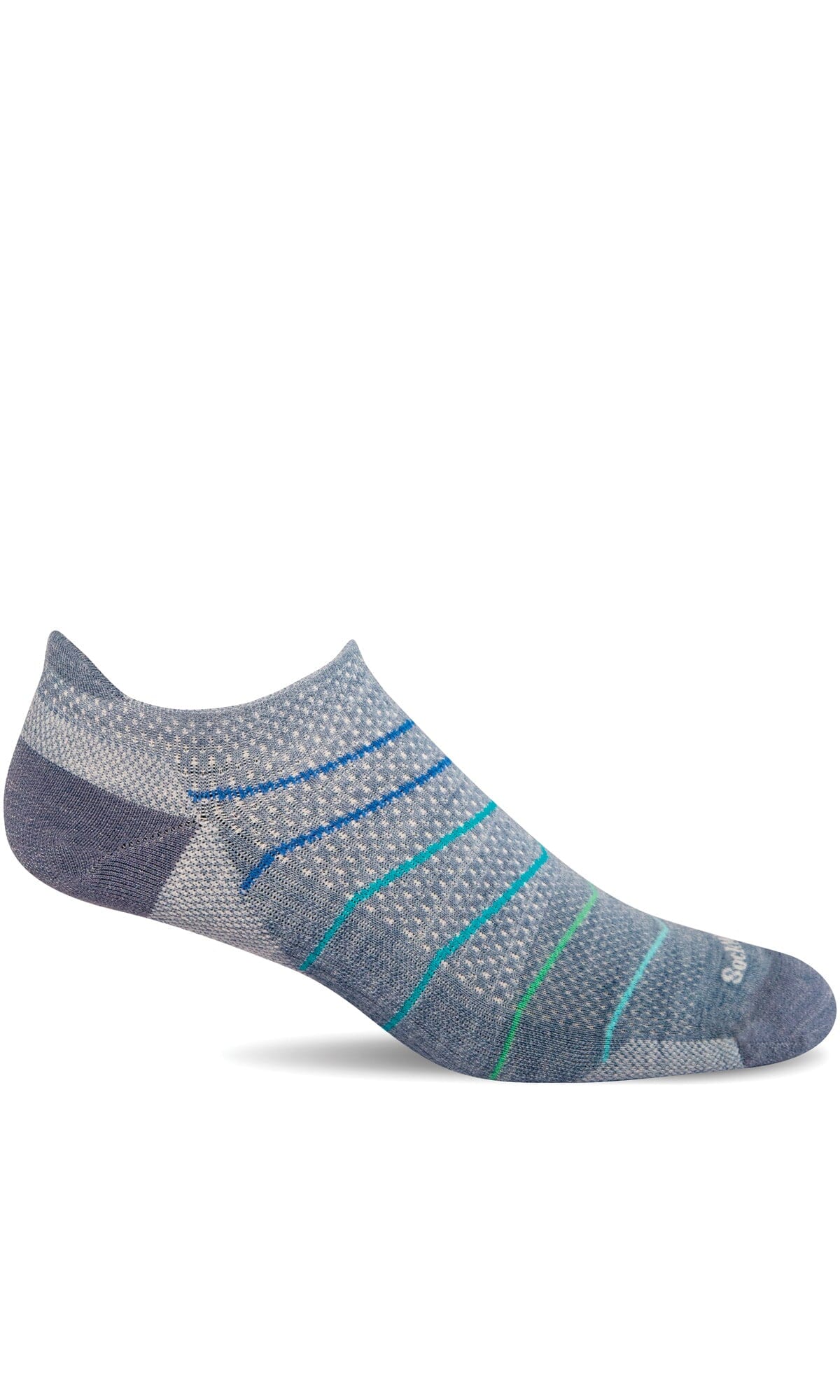 Women's Interval Micro | Firm Compression Socks Sport Compression Sockwell S/M Denim 