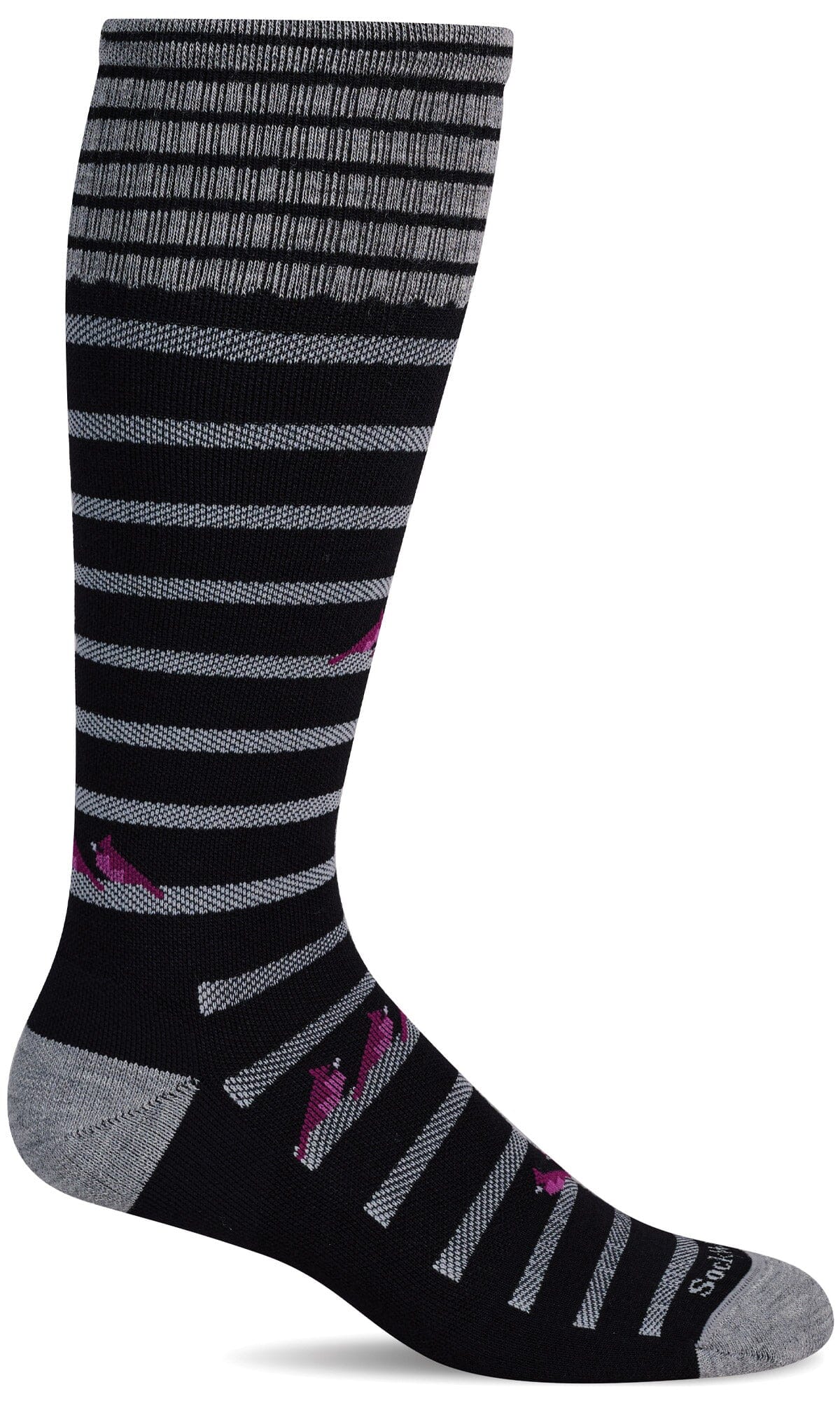 Women's Cardinals | Moderate Graduated Compression Socks Lifestyle Compression Sockwell S/M Mineral 
