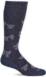Load image into Gallery viewer, Women&#39;s Bows | Moderate Graduated Compression Socks Lifestyle Compression Sockwell
