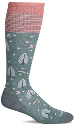 Load image into Gallery viewer, Women's Fox Play | Firm Graduated Compression Socks Lifestyle Compression Sockwell S/M Storm 
