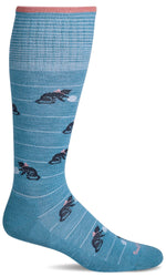 Load image into Gallery viewer, Women's Playful | Moderate Graduated Compression Socks Lifestyle Compression Sockwell S/M Mushroom 
