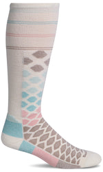Load image into Gallery viewer, Women's The Edge Medium | Moderate Graduated Compression Socks Ski Compression Sockwell S/M Natural 
