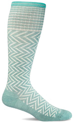 Charger l&#39;image dans la galerie, Women&#39;s Chevron | Moderate Graduated Compression Socks - Merino Wool Lifestyle Compression - Sockwell
