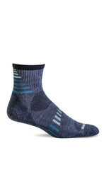 Load image into Gallery viewer, Men&#39;s Ascend II Quarter | Moderate Compression Socks Sport Compression Sockwell M/L Denim 
