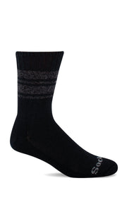 Men's At Ease | Relaxed Fit Socks Relaxed Fit/Diabetic Friendly Sockwell M/L Black