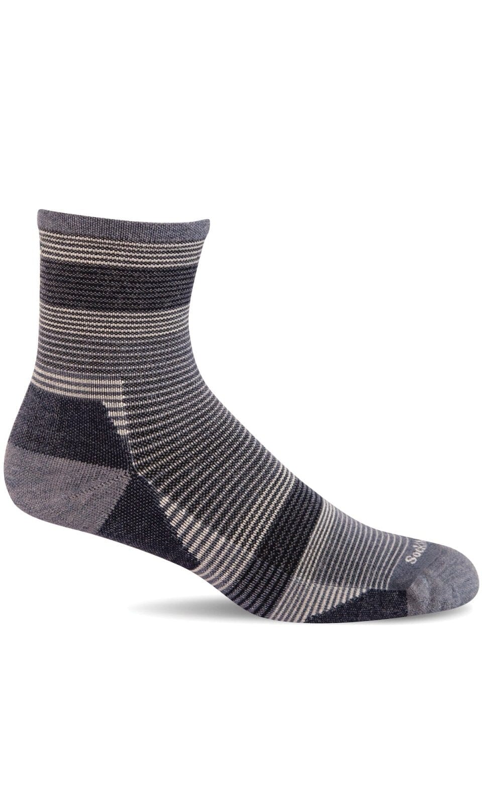 Men's Cadence 3/4 Crew | Moderate Graduated Compression Socks Sport Compression Sockwell M/L Natural 