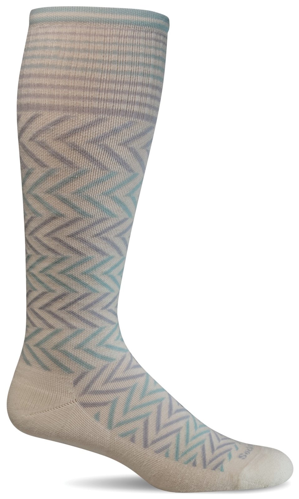 Women's Chevron | Moderate Graduated Compression Socks - Merino Wool Lifestyle Compression - Sockwell