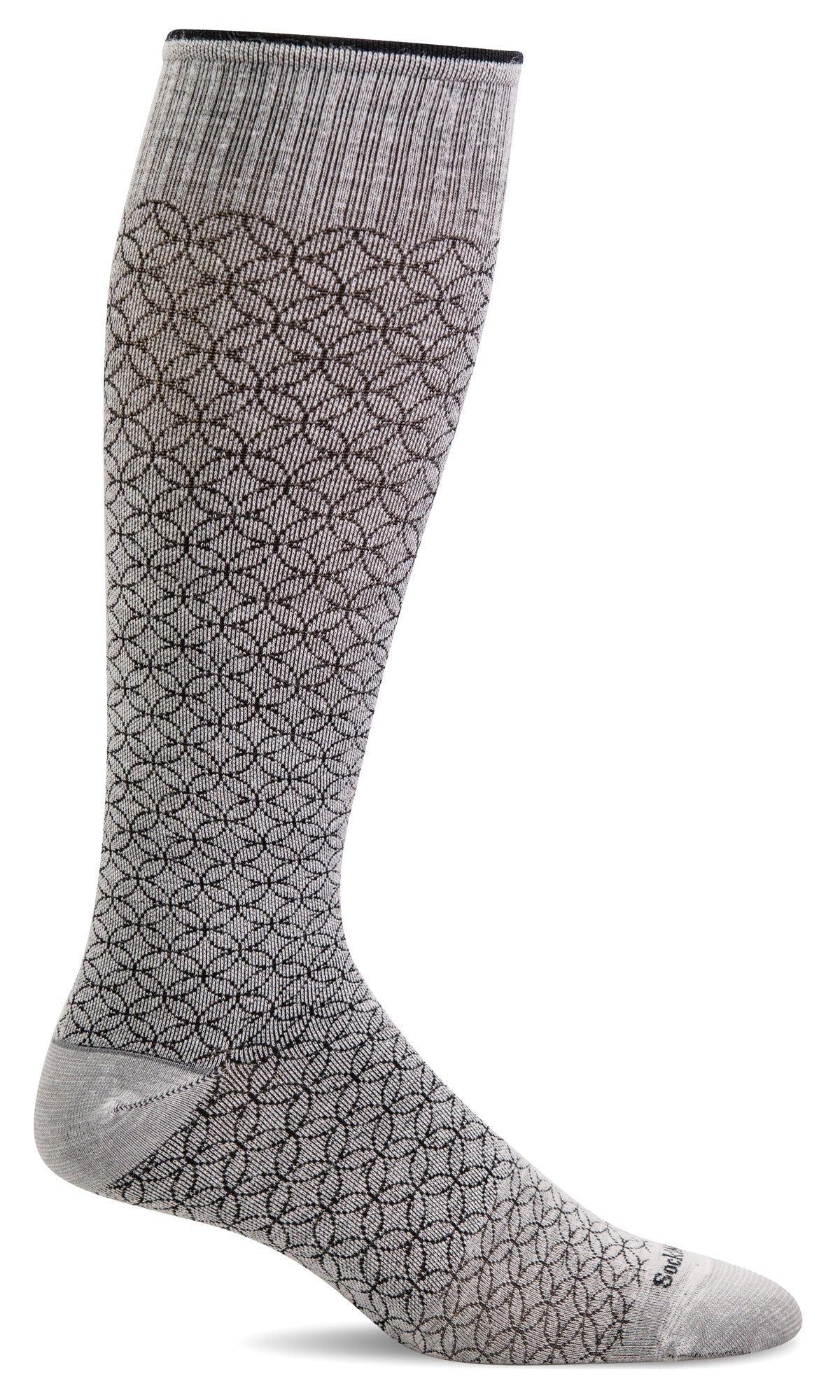 Women's Featherweight Fancy | Moderate Graduated Compression Socks - Merino Wool Lifestyle Compression - Sockwell