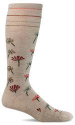 Load image into Gallery viewer, Women&#39;s Field Flower | Moderate Graduated Compression Socks - Merino Wool Lifestyle Compression - Sockwell
