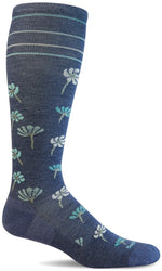 Load image into Gallery viewer, Women&#39;s Field Flower | Moderate Graduated Compression Socks - Merino Wool Lifestyle Compression - Sockwell
