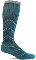 Load image into Gallery viewer, Women&#39;s Full Flattery | Moderate Graduated Compression Socks | Wide Calf Fit - Merino Wool Lifestyle Compression - Sockwell
