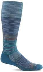 Load image into Gallery viewer, Women's Good Vibes | Moderate Graduated Compression Socks Lifestyle Compression Sockwell
