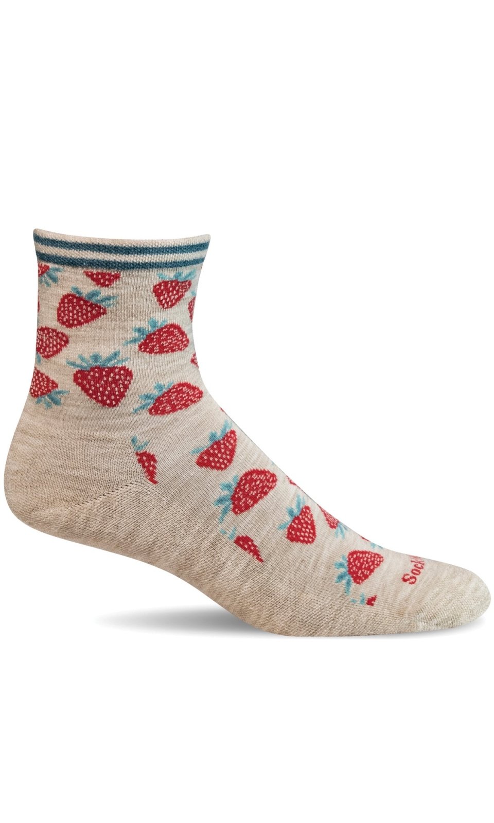 Women's Strawberry | Essential Comfort Socks - Merino Wool Essential Comfort - Sockwell