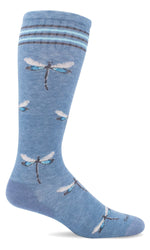 Charger l&#39;image dans la galerie, Women&#39;s Dragonfly | Moderate Graduated Compression Socks - Merino Wool Lifestyle Compression - Sockwell

