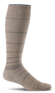 Sockwell Best-selling Men's Circulator Merino Wool Compression Socks in Khaki