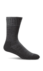 Load image into Gallery viewer, Pamper and protect your feet in Sockwell&#39;s Big Easy relaxed fit non-binding diabetic-friendly merino wool socks in vibrant teal
