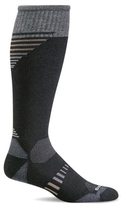 Sockwell's Men's Ascend II OTC Merino Wool Alpaca Graduated Moderate Compression Hiking Socks