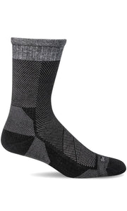 Men's Elevate Crew | Moderate Graduated Compression Socks - Merino Wool Sport Compression - Sockwell
