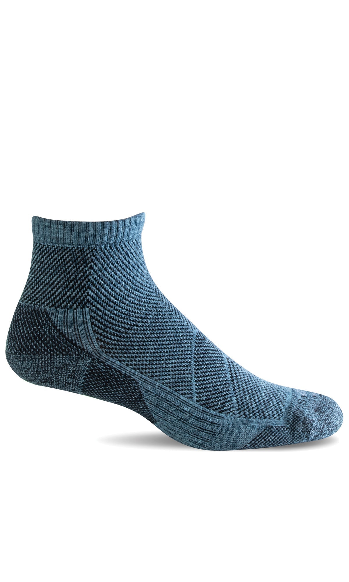 Men's Elevate Quarter | Moderate Compression Socks - Merino Wool Sport Compression - Sockwell