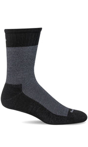 Men's Foothold II | Moderate Graduated Compression Crew Socks - Merino Wool Lifestyle Compression - Sockwell