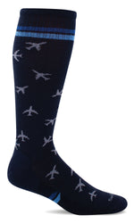 Load image into Gallery viewer, Men&#39;s In Flight | Moderate Graduated Compression Socks - Merino Wool Lifestyle Compression - Sockwell
