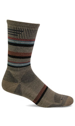 Load image into Gallery viewer, Men&#39;s Parks Twill Crew | Moderate Graduated Compression Socks - Merino Wool Sport Compression - Sockwell
