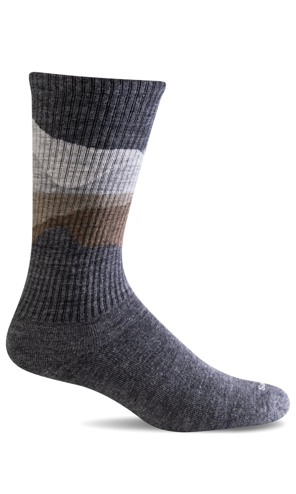 Men's Shadow Mountain Crew | Essential Comfort Socks - Merino Wool Essential Comfort - Sockwell