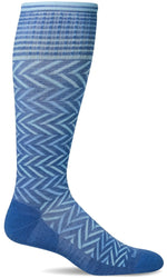 Charger l&#39;image dans la galerie, Women&#39;s Chevron | Moderate Graduated Compression Socks - Merino Wool Lifestyle Compression - Sockwell
