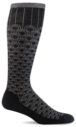 Charger l&#39;image dans la galerie, Women&#39;s Deco Dot | Moderate Graduated Compression Socks - Merino Wool Lifestyle Compression - Sockwell
