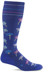 Load image into Gallery viewer, Women&#39;s Field Flower | Moderate Graduated Compression Socks - Merino Wool Lifestyle Compression - Sockwell

