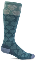 Load image into Gallery viewer, Women&#39;s Heart Throb | Moderate Graduated Compression Socks - Merino Wool Lifestyle Compression - Sockwell
