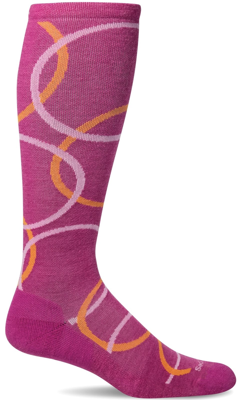 Women's In the Loop | Moderate Graduated Compression Socks - Merino Wool Lifestyle Compression - Sockwell