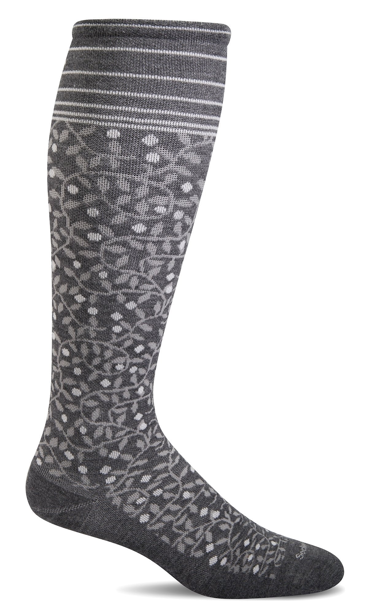 Women's New Leaf | Firm Graduated Compression Socks - Merino Wool Lifestyle Compression - Sockwell