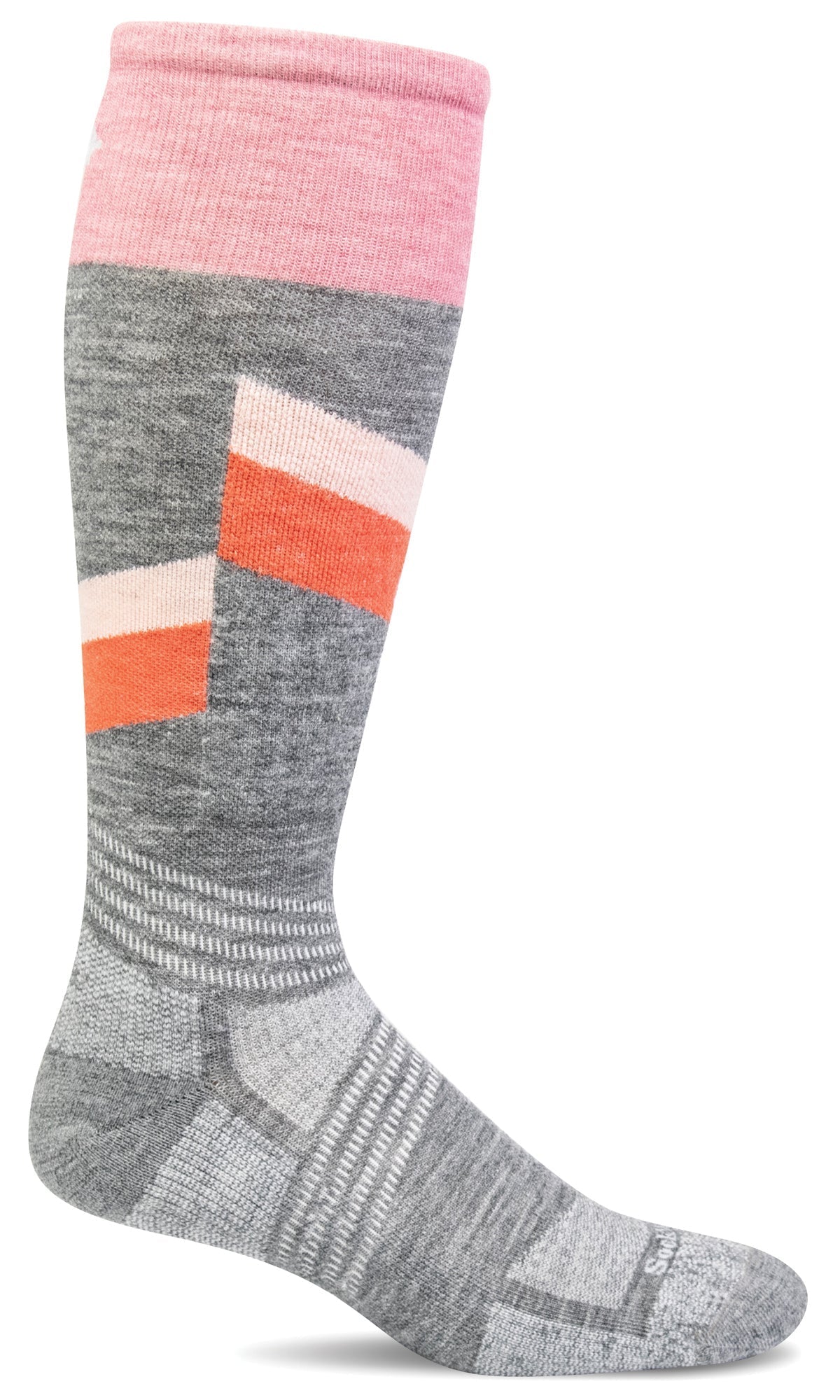 Women's Steep Medium | Moderate Graduated Compression Socks - Merino Wool Ski Compression - Sockwell